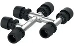 Tece logo-Ax Kreuzungsfitting Dimension 16x16x16mm, Standard Messing 8864101