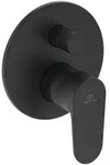 Ideal Standard Badearmatur Unterputz Cerafine ohne BS2, Rosette 163x163mm, Silk Black