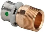 Viega Sanfix P &Uuml;bergangsst&uuml;ck mit SC-Contur 2111, d. 32mm x R 1 1/4", Rotguss