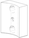 Dornbracht Halter Ersatzteile 081010530 40x34x15mm chrom 081010530-00