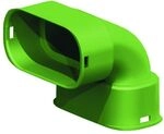 Wolf Bogen senkrecht 50x100mm 90 Grad f&uuml;r CWL, antistatisch/antibakteriell,