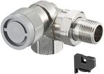 Oventrop AQ Thermostatventil DN 15 Winkeleckausf&uuml;hrung links, mit Q-Tec 1183362