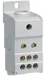 hager Verteilerblock, 160A, 1polig, 1x10-702/ 6x2, 5-162/ 1xFlachkupfer 16x5mm...