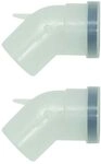 Vaillant Bogen 45 Grad Brennwert f&uuml;r starre Abgasleitung DN 80, PP, 303259 303259