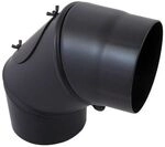 Bertrams Bogen drehbar ST-Pu DN 120 Form ZE aus Stahlblech 2mm pulverbeschichtet mit
