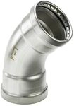 Viega Sanpress Inox XL-Bogen 2326XL, d. 64mm, Stahl nichtrostend 578008