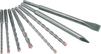 Alpen 0000500008100, Alpen Hammerbohrer- und Mei&szlig;elset SDS-plus Mix-Box, 6...
