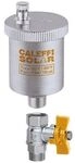 Caleffi autom. Schnellentl&uuml;fter Solar Gr&ouml;&szlig;e 3/8Z m Kugelhahnabsperrung 250131