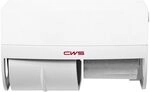 CWS Paradise WC-Toilettenpapierspender f&uuml;r zwei Rollen mit Schloss, HxBxT