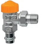 IMI Heimeier Thermostat-Ventilunterteil Eclipse, Eckform DN 15 mit Viega