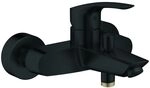 Grohe Eurosmart 1-Loch-Einhand-Wannenbatterie Wandmontage, Mattschwarz 333002433