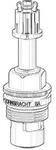 Dornbracht Oberteil f&uuml;r Ersatzteile rechtsschlie&szlig;end, 1/2" 15mm, 9090031650090