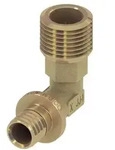 Tece flex Winkel&uuml;bergangsnippel Dimension 25mm x R 3/4", Siliziumbronze 707804