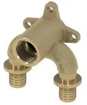 Tece flex U-Doppelwandscheibe druckverlustoptimiert Dimension 16mm x Rp 1/2" x...
