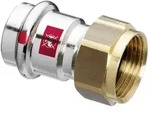 Viega Prestabo Anschlussverschraubung mit SC-Contur 1163, d. 42mm x G 1 3/4", Stahl