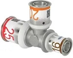 Uponor S-Press Plus T-St&uuml;ck reduziert 25x20x16mm 1070575