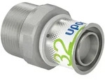 Uponor S-Press Plus &Uuml;bergangsnippel, 32mm x R 1 1/4" MT 1070510