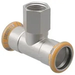 Geberit Mapress Therm T-St&uuml;ck mit Innengewinde D 76,1mm, Rp 3/4", D1 76,1mm...