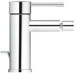 Grohe Essence Einhand-Bidetbatterie, 1-Loch-Montage, Zugstangen-Garnitur, Chrom,