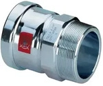 Viega Prestabo XL &Uuml;bergangsst&uuml;ck 1111XL, d. 88,9mm x R 3", Stahl verzinkt...
