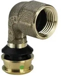 Viega Raxofix &Uuml;bergangsbogen 90 Grad mit SC-Contur 5314.11, d. 32mm x R 1",