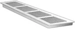 Helios L&uuml;ftungsgitter LG 400/100, 400x100mm, Aluminium 60308