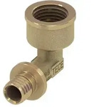Tece flex Winkel&uuml;bergangsmuffe Dimension 40mm x Rp 1 1/2 ", Siliziumbronze...