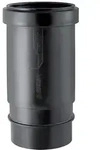 Geberit Langmuffe mit Doppelbund, 56mm, PE-HD, Schwarz, 363700161 363700161