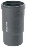 Geberit Silent-Pro Langmuffe, DN 70, 75mm, PP-MX, Schwarz, 393318141 393318141