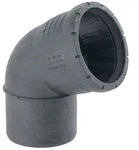 Geberit Silent-Pro Bogen, DN 50, 50mm, PP-MX, Schwarz, 393223141 393223141