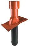 Pluggit Dachhaube ged&auml;mmt, DN 160, Kunststoff, Rot, DH160-KR DH160-KR