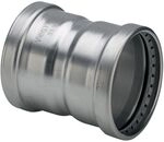 Viega Sanpress Inox XL Muffe mit SC-Contur XL 2315XL, d. 64mm, Stahl...
