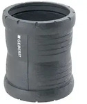 Geberit Silent-Pro &Uuml;berschiebemuffe, DN 90, 90mm, PP-MX, Schwarz, 393417141