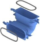 Kermi x-well Bogen 90 Grad vertikal 132x52mm, Y2201075006K Y2201075006K