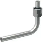 Geberit Metallrohr-Passbogen 90 Grad mit Anschlussverschraubung f&uuml;r Eurokonus
