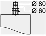 Viessmann Erweiterung DN 60 auf 80mm, 7373338 7373338