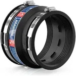 Crassus Adapterkupplung CAC 1362, 121-136mm auf 100-116mm, bis 0,6 bar, EPDM/V2A