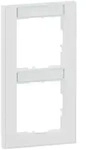 Legrand Abdeckrahmen SEANO+ 2-fach vertikal, 158x87x9,8mm, Kunststoff,...