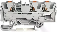 Wago 2206-1301, Wago 3-Leiter-Durchgangsklemme 2206 2206-1301, 6mm2 800V 41A,