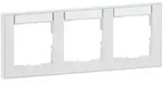 Legrand SEANO+ 3-fach Rahmen horizontal, 87x229x9,8mm, Thermoplast, Ultrawei&szlig;...