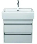 Duravit Vero Waschtisch 470x600x165mm mit HLB Aufsatz, Wei&szlig; Hochglanz, Rechteckig, 1