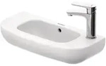 Duravit D-Code Handwaschbecken 220x500x135mm, Wei&szlig; Hochglanz, Rechteckig, 1