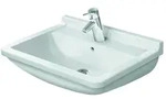 Duravit Starck 3 Waschtisch 450x600x225mm wandh. Wei&szlig; Hochglanz, Rechteckig,
