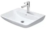 Duravit ME by Starck Waschtisch 490x650x180mm wandh&auml;ng., Wei&szlig; Hochglanz,