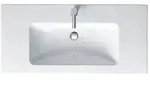 Duravit ME by Starck Waschtisch 490x1030x175mm, Wei&szlig; Hochglanz, Rechteckig, 1