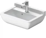 Duravit Starck 3 Waschtisch 360x500x180mm wandh&auml;ng., Wei&szlig; Hochglanz, Rechteckig, 1