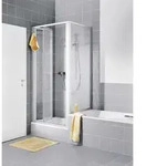 Kermi Seitenwand Nova 2000 verk&uuml;rzt auf Badewannen TWD 1600x900x17mm Kerolan Fontana