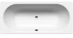 Kaldewei Badewanne Classic Duo rechteckig 430x700x1700mm 110l Alpinwei&szlig; m. &Uuml;L, o.