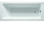 Duravit D-Code Badewanne 420x750x1700mm, Wei&szlig; gl&auml;nzend, Rechteckig, Einbau, Ablauf