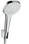 hansgrohe Croma Select E Brausehalterset 110mm 1jet/Porter 16l/min mit Brauseschlauch